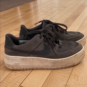 Dark grey Nike Air Force 1